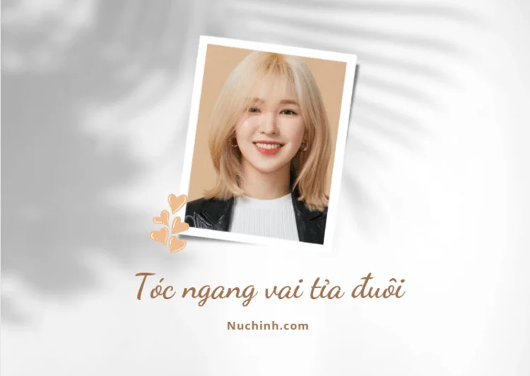 Tóc ngang vai tỉa đuôi