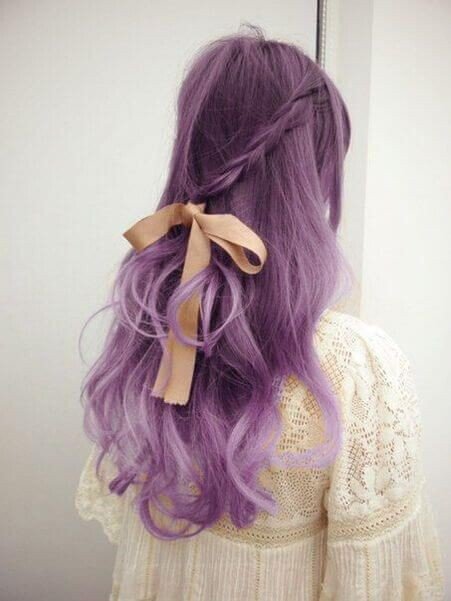 nhuộm tóc tím sương | Lilac hair, Purple ombre hair, Lavender hair