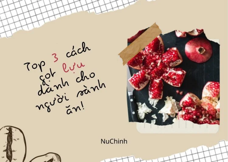 cách gọt lựu