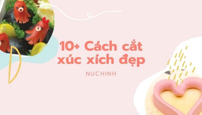cách cắt xúc xích đẹp