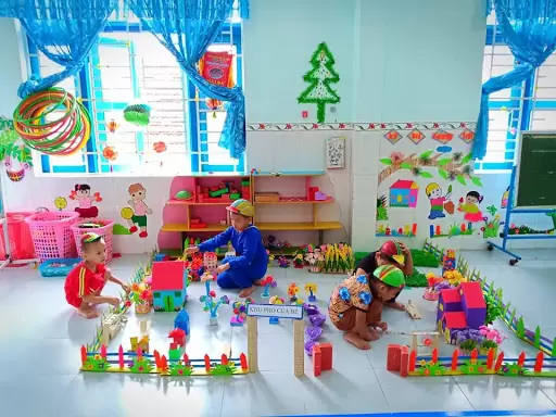 Trang trí góc tạo hình lấy trẻ làm trung tâm