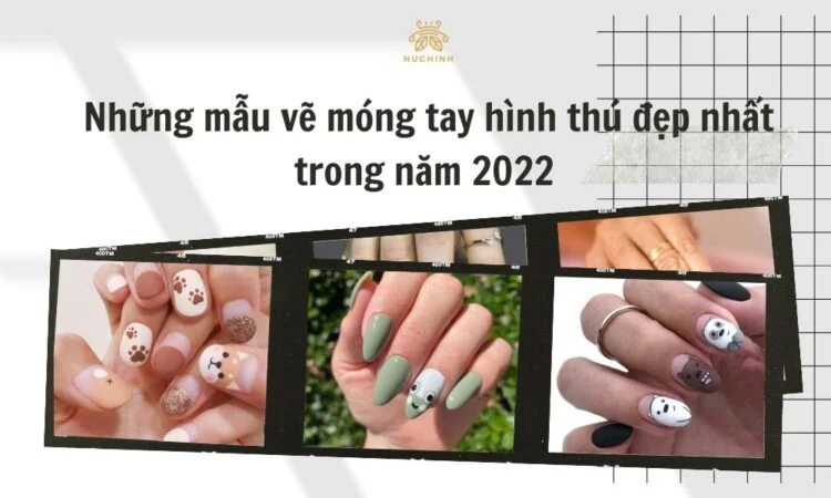 TOP 20 mẫu vẽ móng tay hình thú siêu cute xỉu ngang!