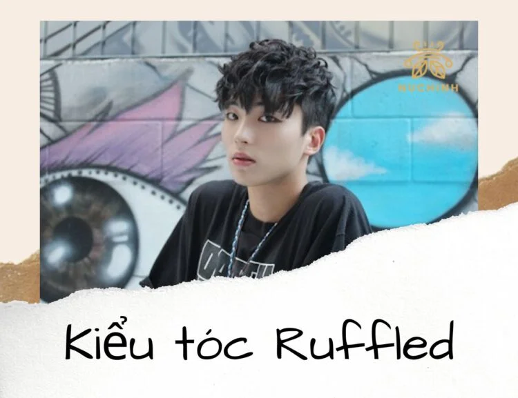 kiểu tóc ruffled