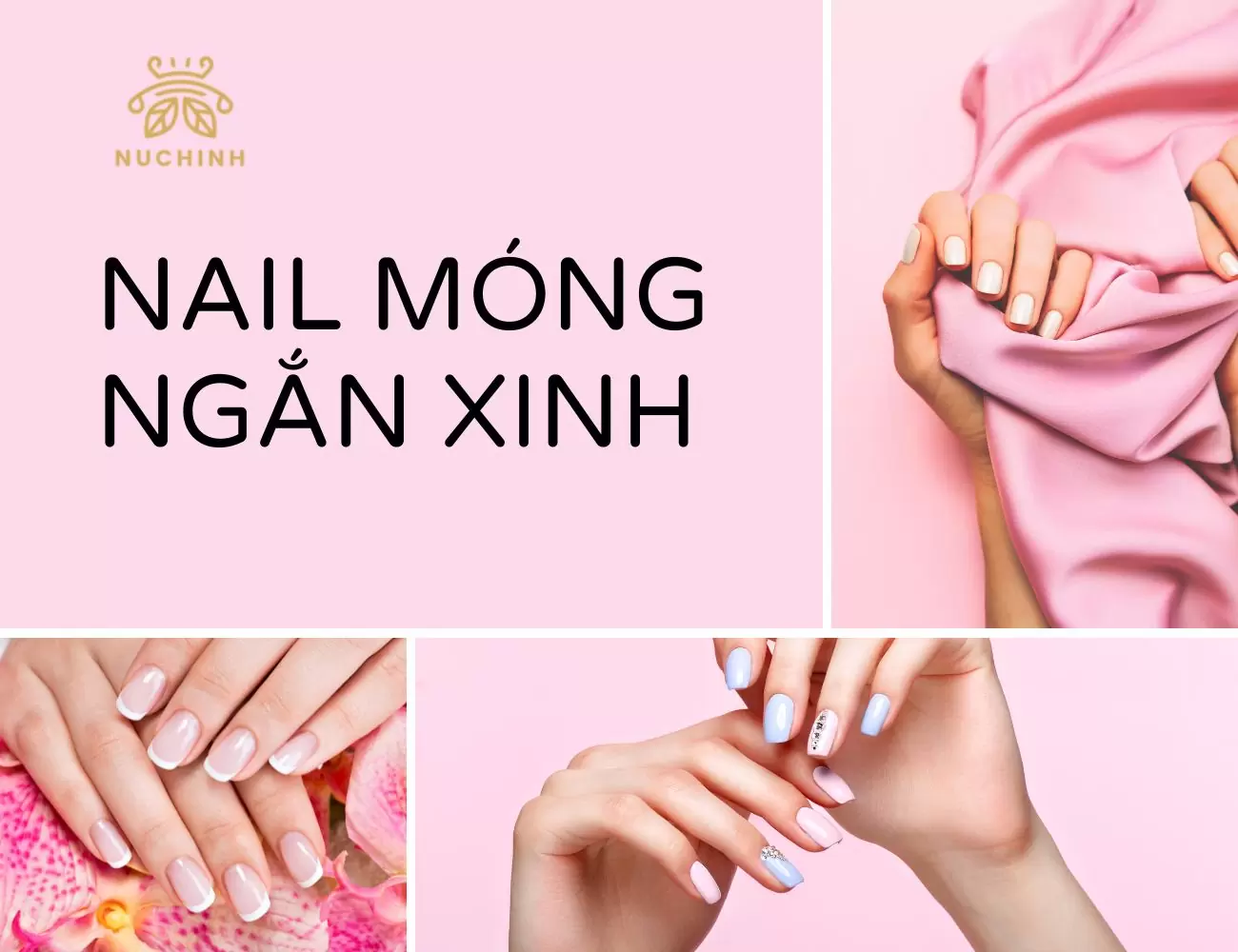 nail móng ngắn xinh