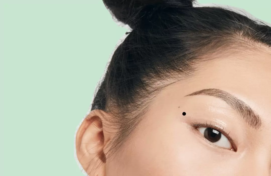 Nốt ruồi ở mắt phải nữ