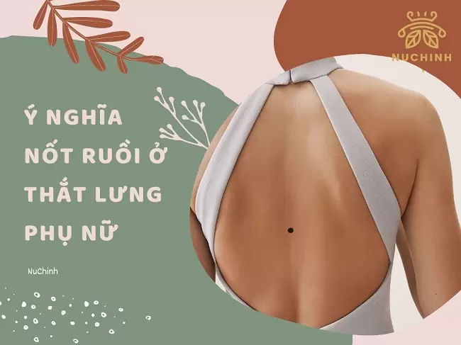nốt ruồi ở thắt lưng phụ nữ