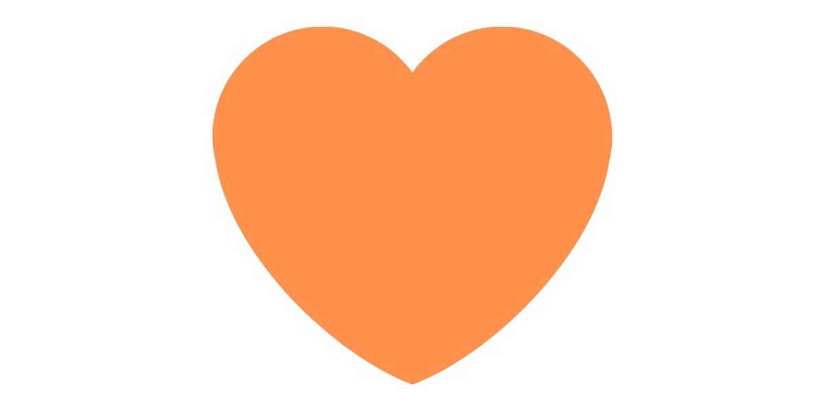 Trái tim màu cam có ý nghĩa gì