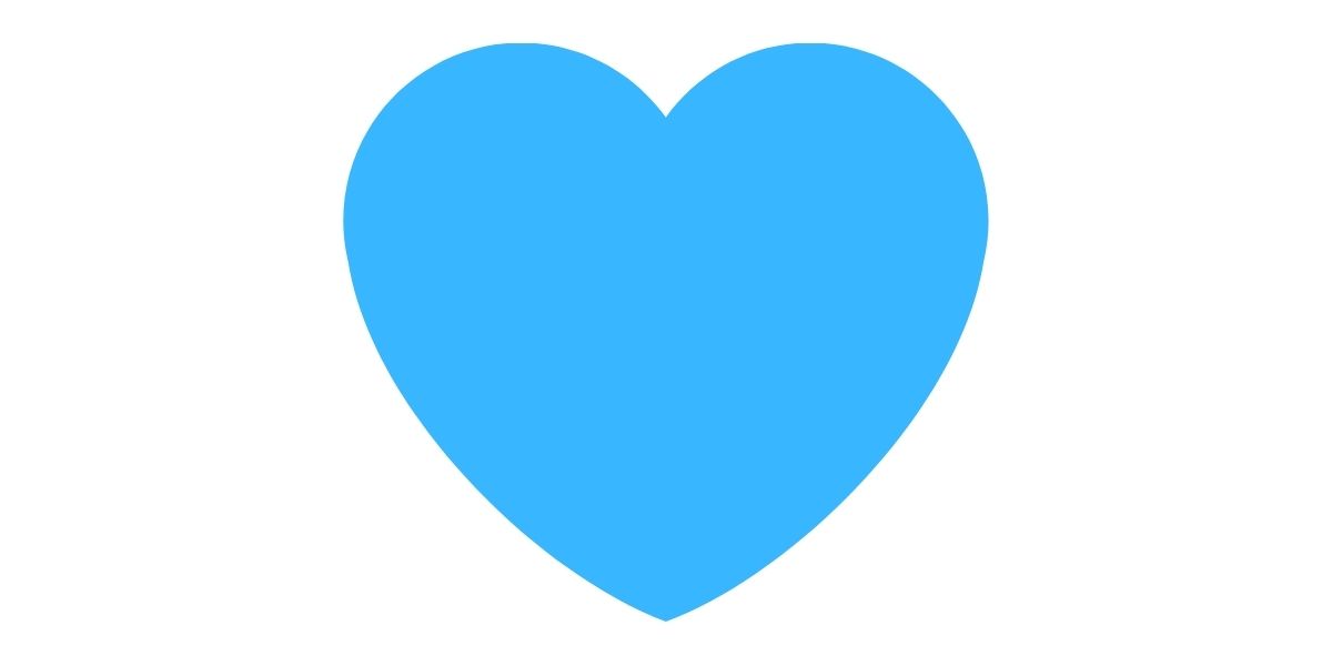 Trái tim màu xanh dương có ý nghĩa gì