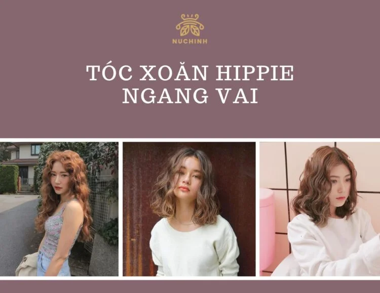 xoăn hippie ngang vai