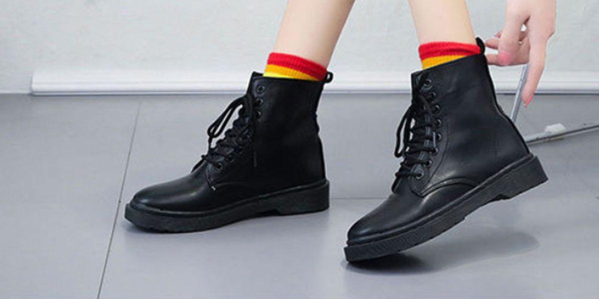 Giày Lace-Up Boots