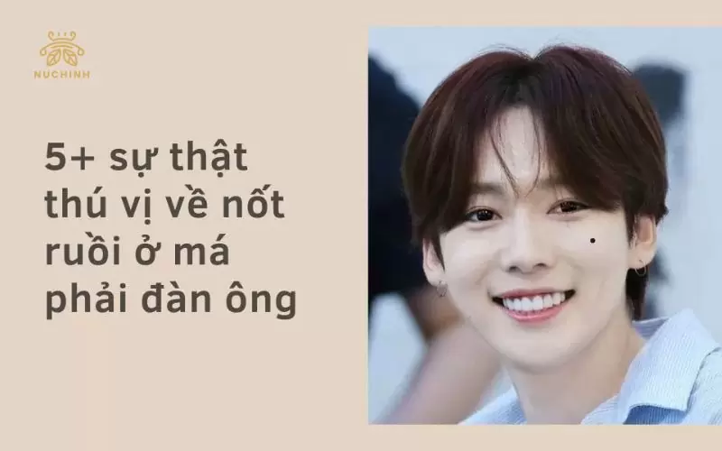 nốt ruồi ở má phải đàn ông