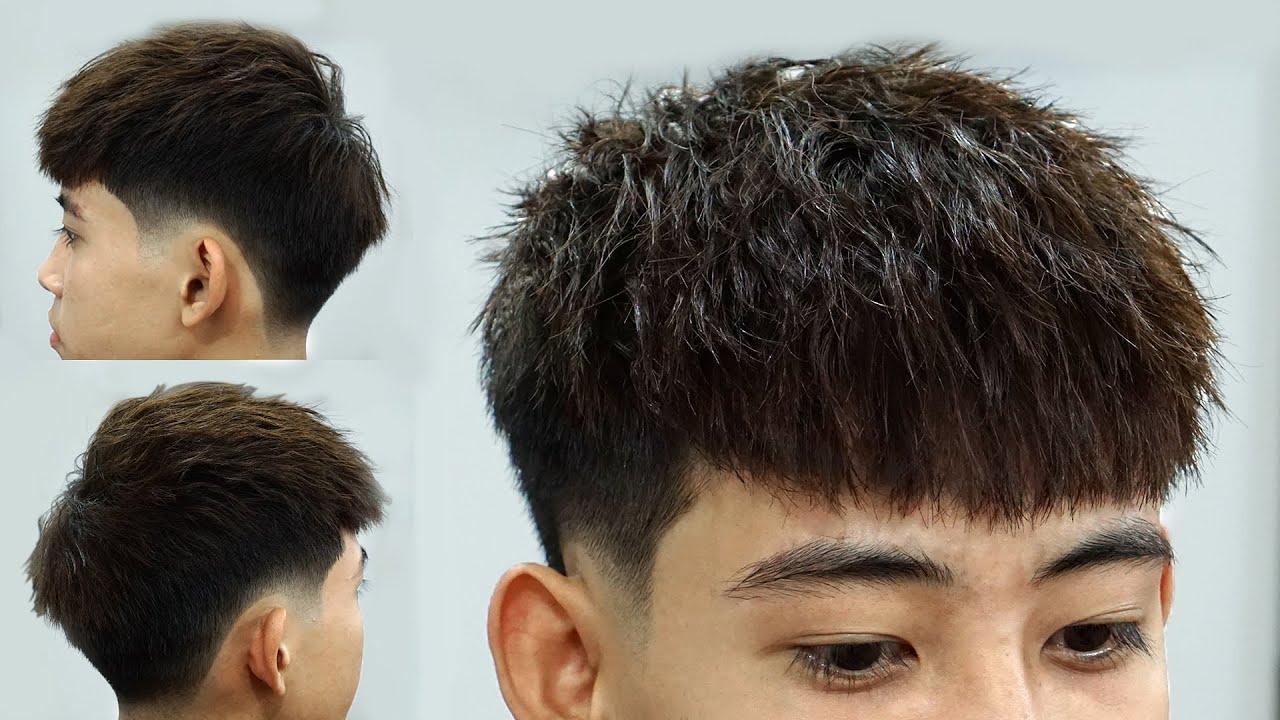 Bùng nổ 2022 xu hướng Uốn tóc nam phồng Hàn Quốc