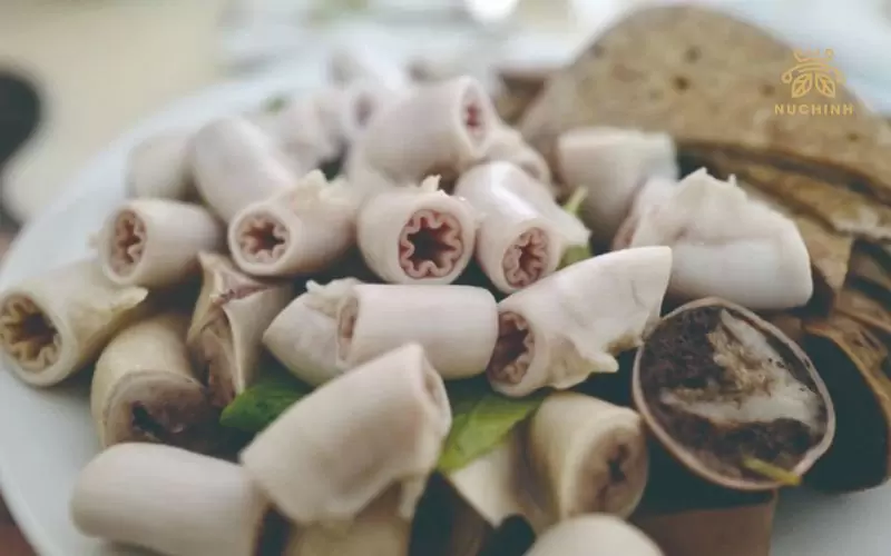 cách làm sạch lòng non