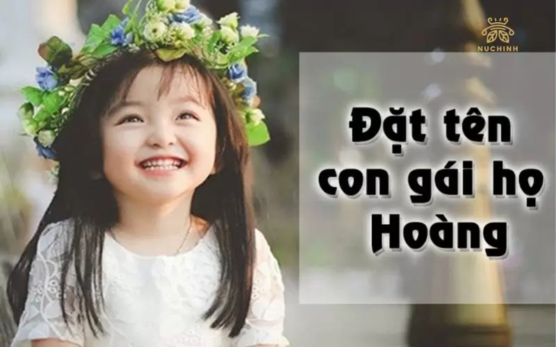 đặt tên con gái họ Hoàng