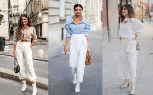Quần trắng phối với áo gì phù hợp nhất? Gợi ý 10 outfits quần trắng chuẩn phong cách