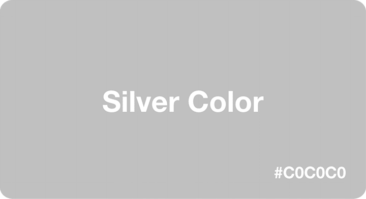 Màu silver chuẩn và phổ biến hiện nay