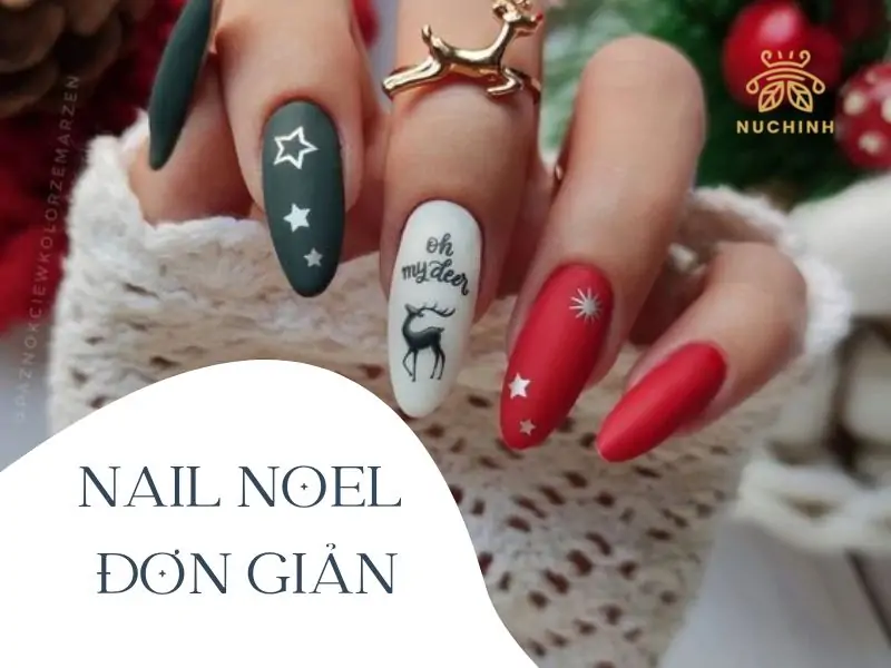 nail Noel đơn giản