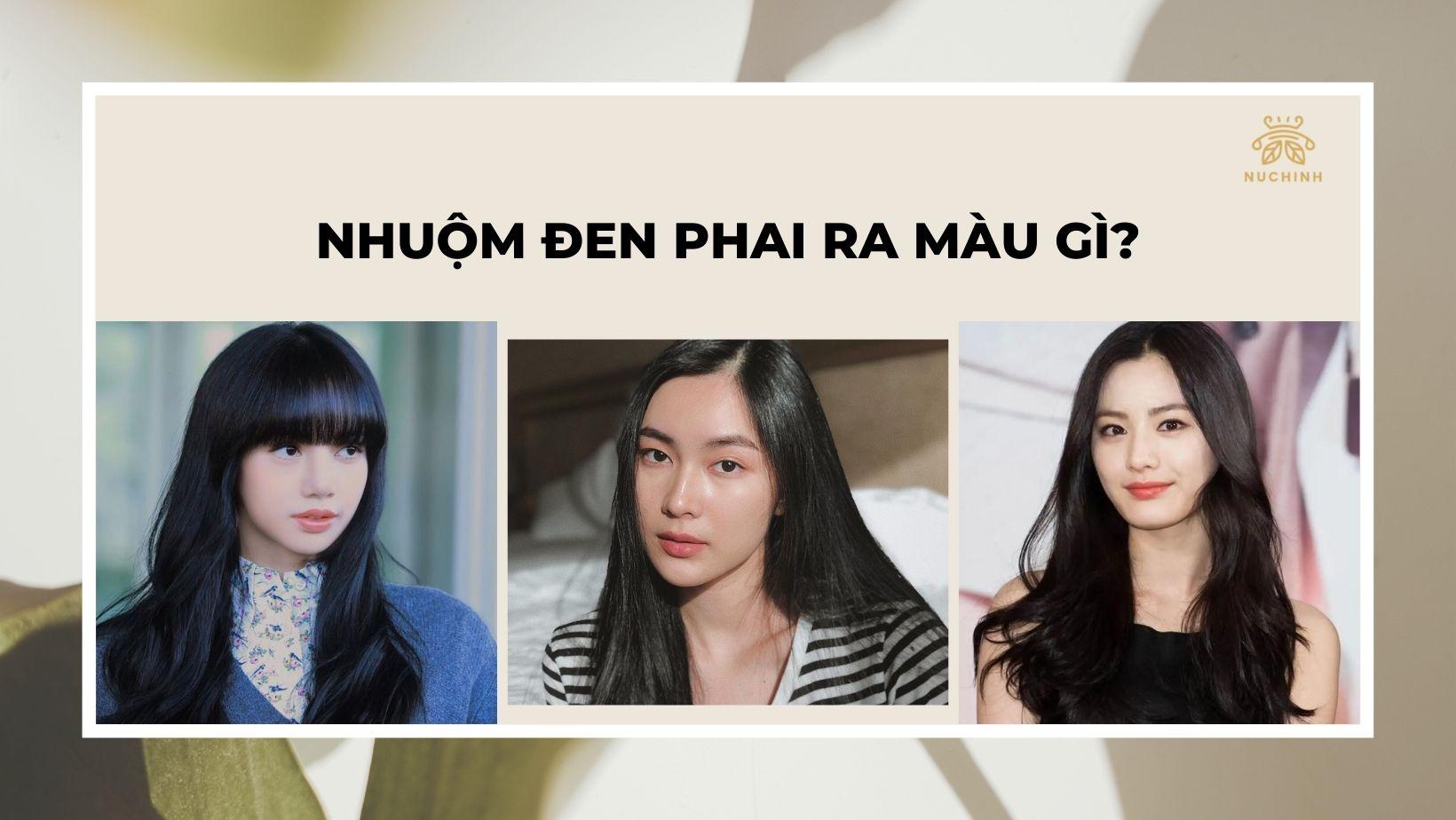 Nhuộm đen phai ra màu gì? Cách giúp tóc nhuộm đen lâu phai