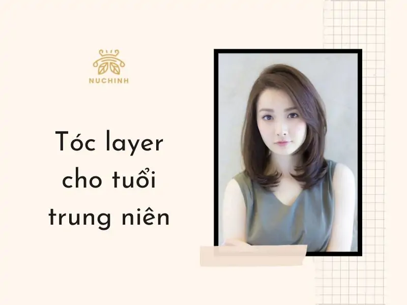 tóc layer cho tuổi trung niên