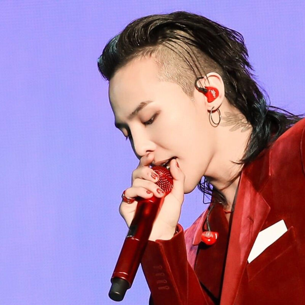 Tóc Mullet G-Dragon vuốt ngược