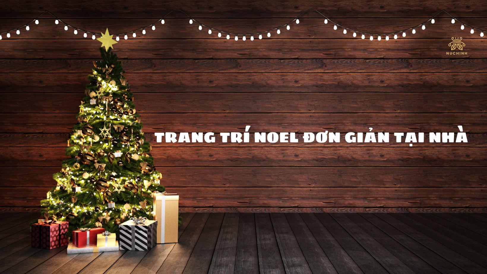 Trang trí Noel đơn giản tại nhà