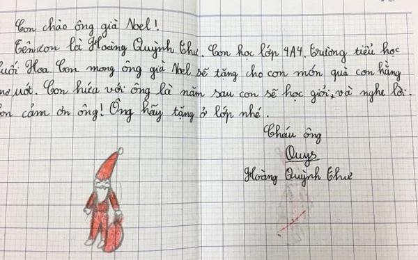 Cách trang trí thư gửi ông già Noel