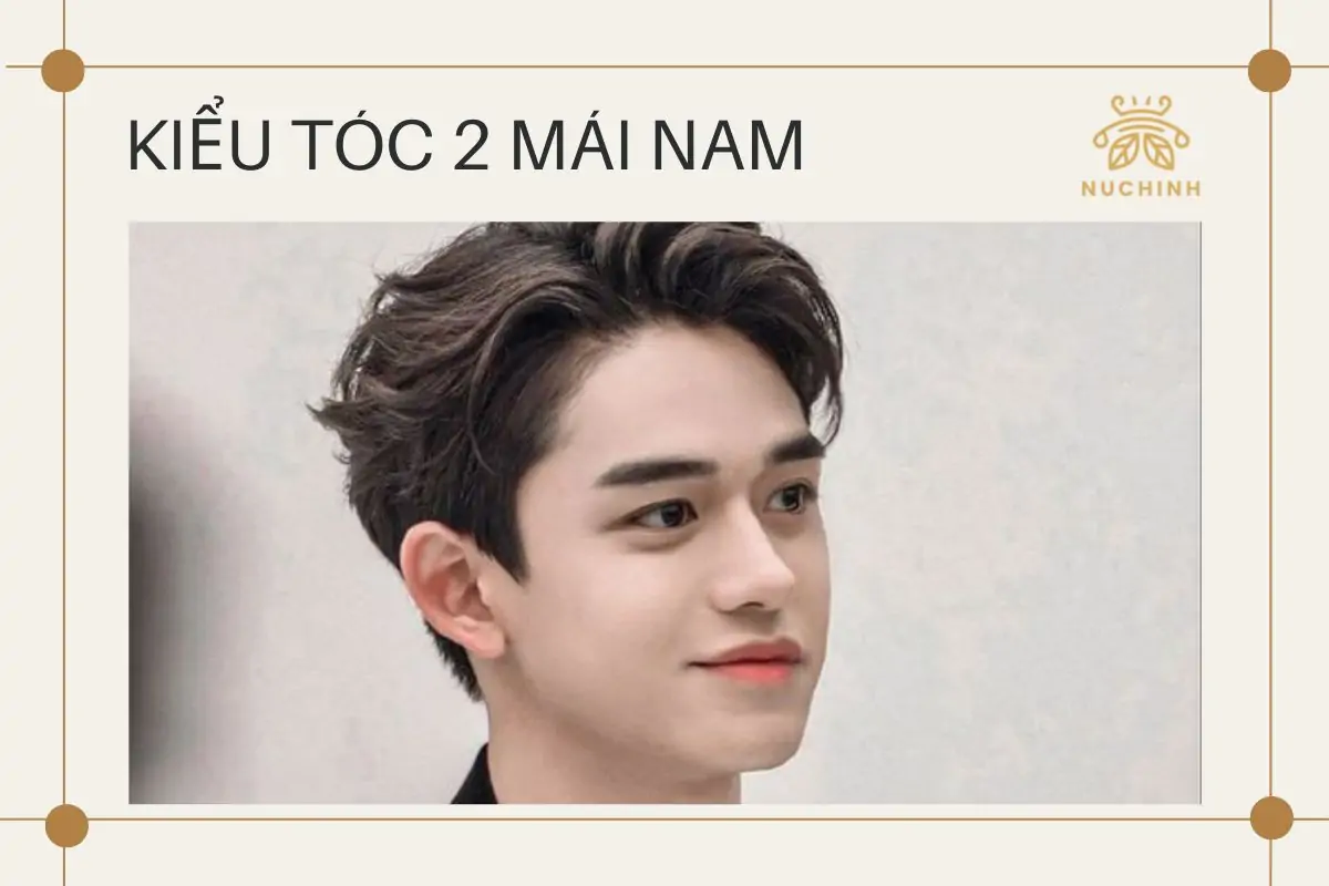 kiểu tóc 2 mái nam