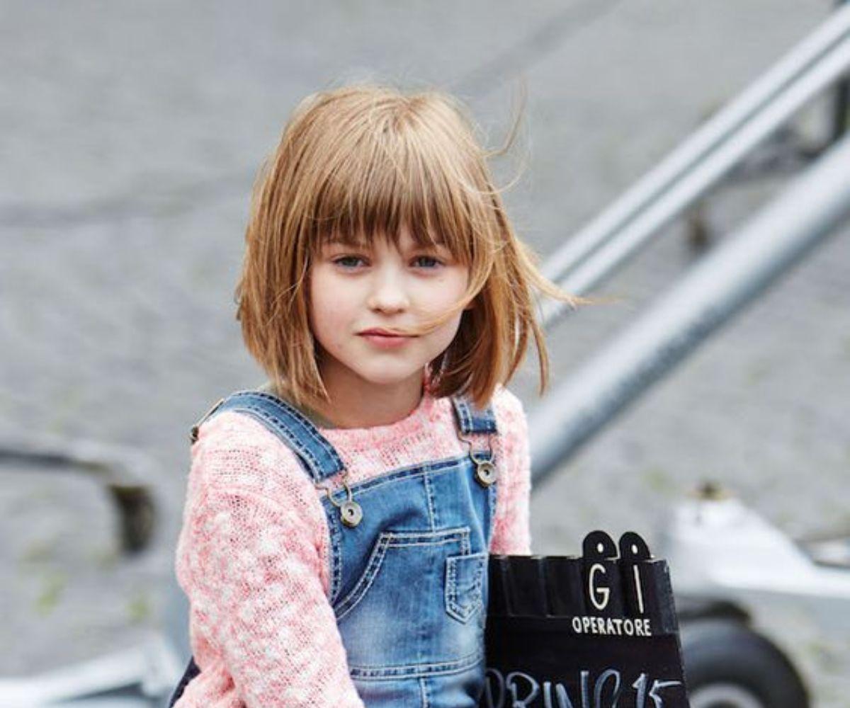 Cắt tóc cho bé gái 7-9 tuổi (28 ảnh): chọn kiểu tóc cho trẻ em cho tóc ngắn  và dài cho bé gái 6 và 8 tuổi