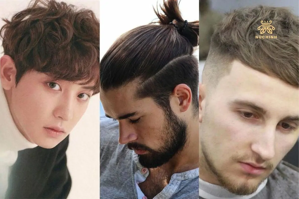 mặt gầy nên để tóc gì nam