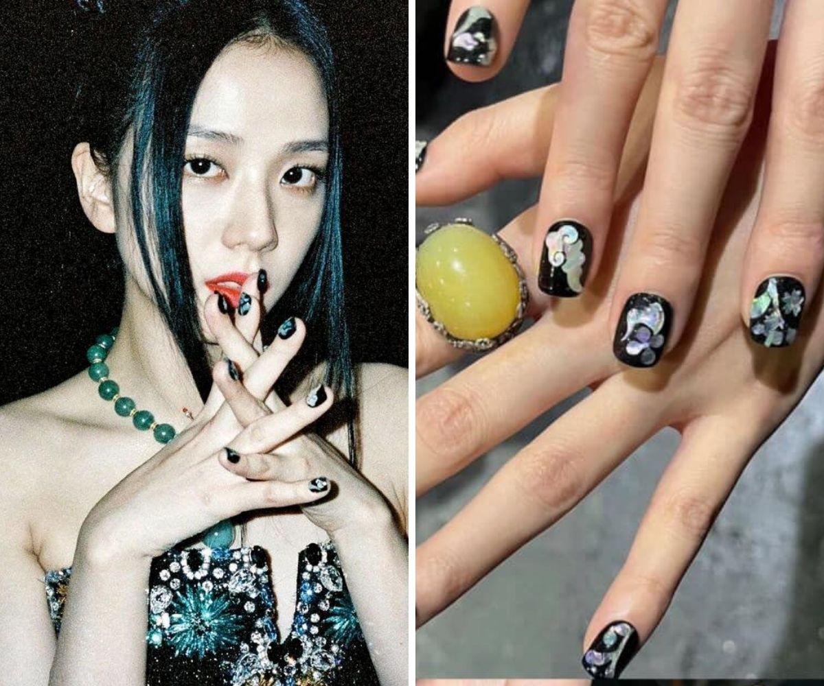 Mẫu nail của Jisoo Blackpink đẹp nhẹ nhàng và sang chảnh