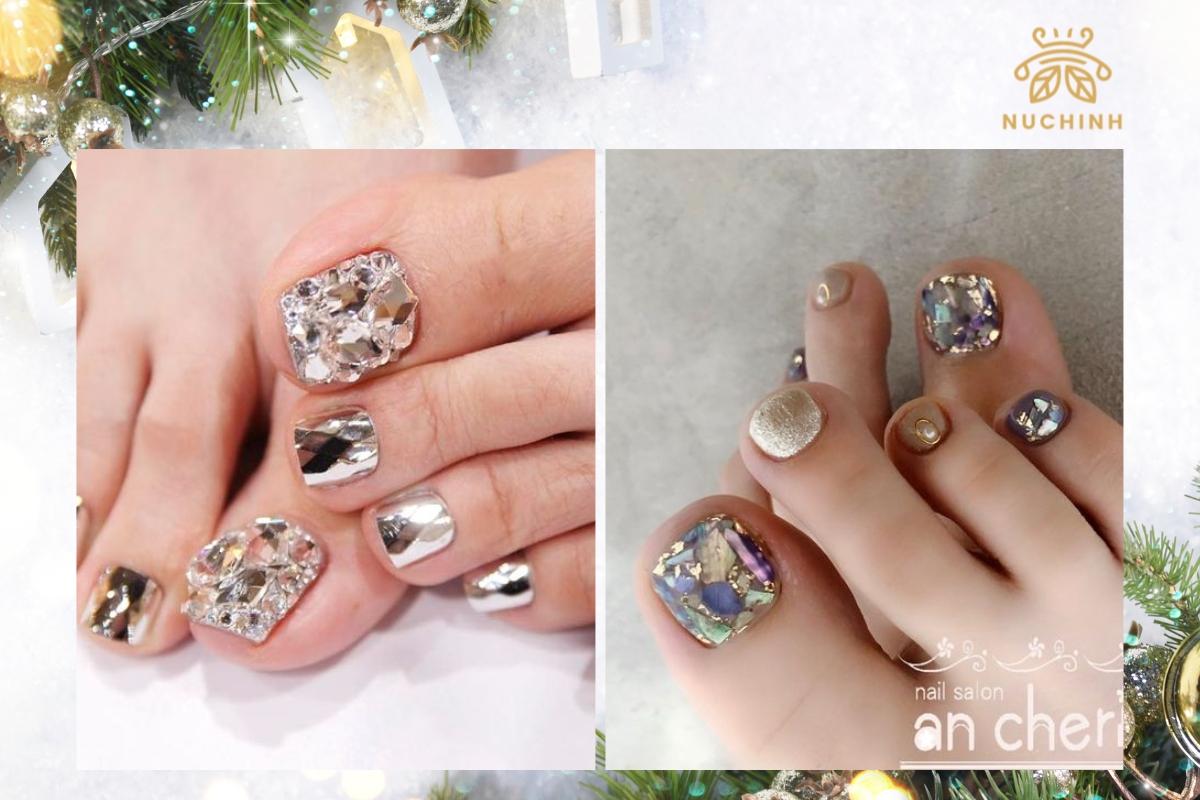 [Tổng hợp] 70+ mẫu nail Noel chân đẹp lung linh cho hội chị em đi chơi lễ