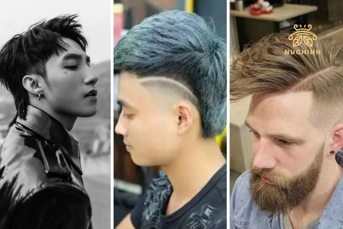 tóc mohican để gáy