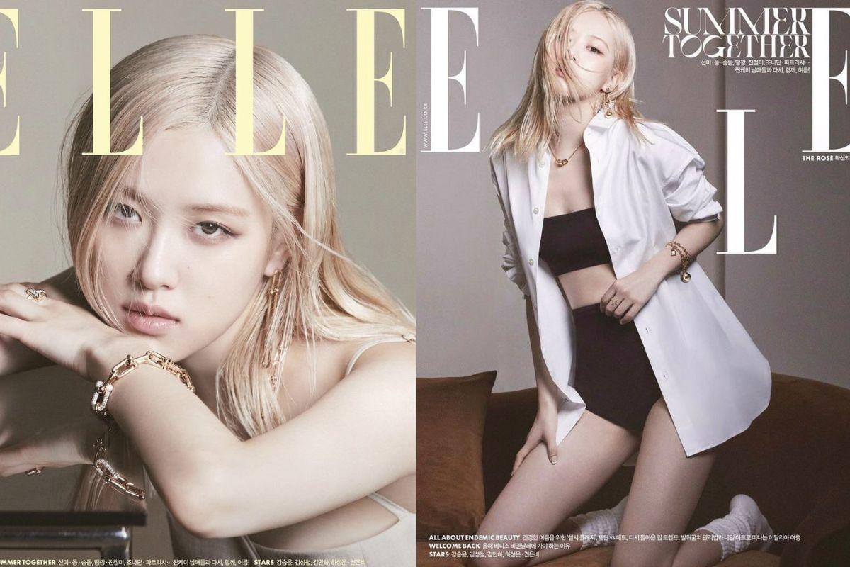 Rosé tóc ngắn trên bìa tạp chí Elle