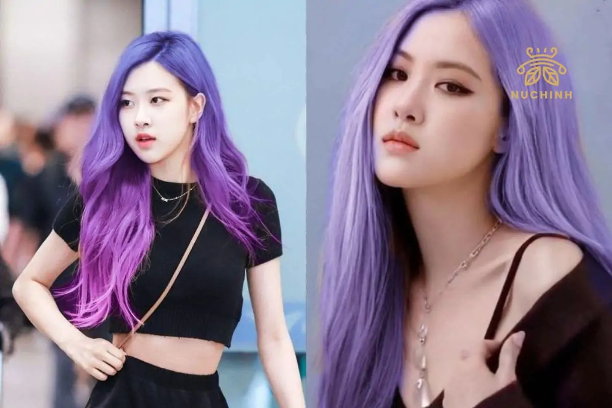 Rosé tóc tím