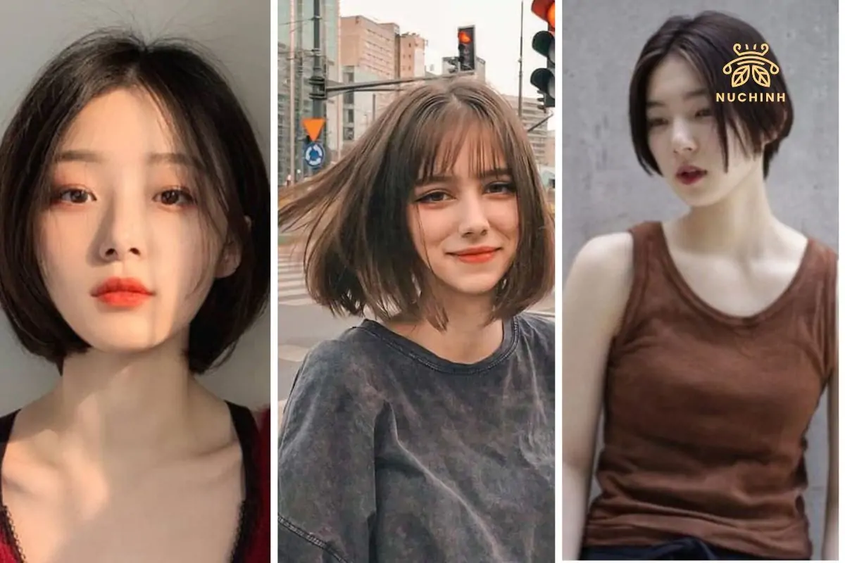 tóc bob uốn cụp