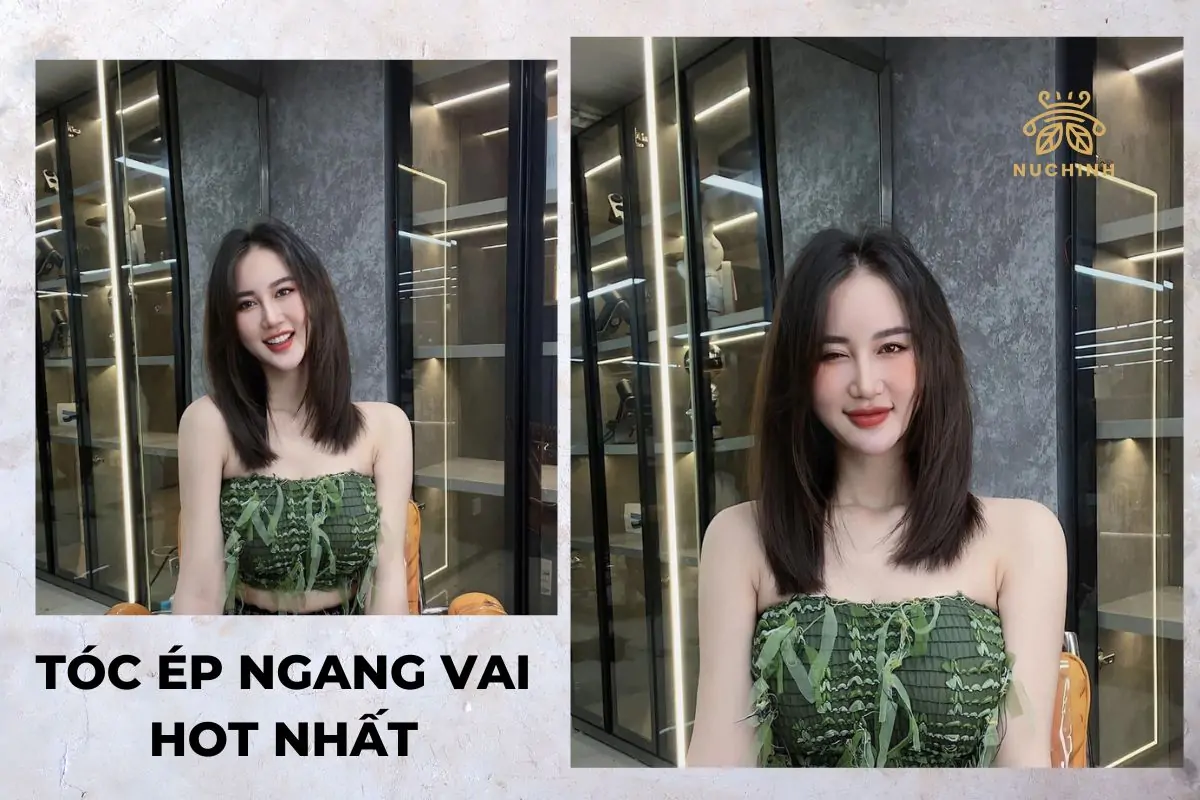 Tóc ép ngang vai