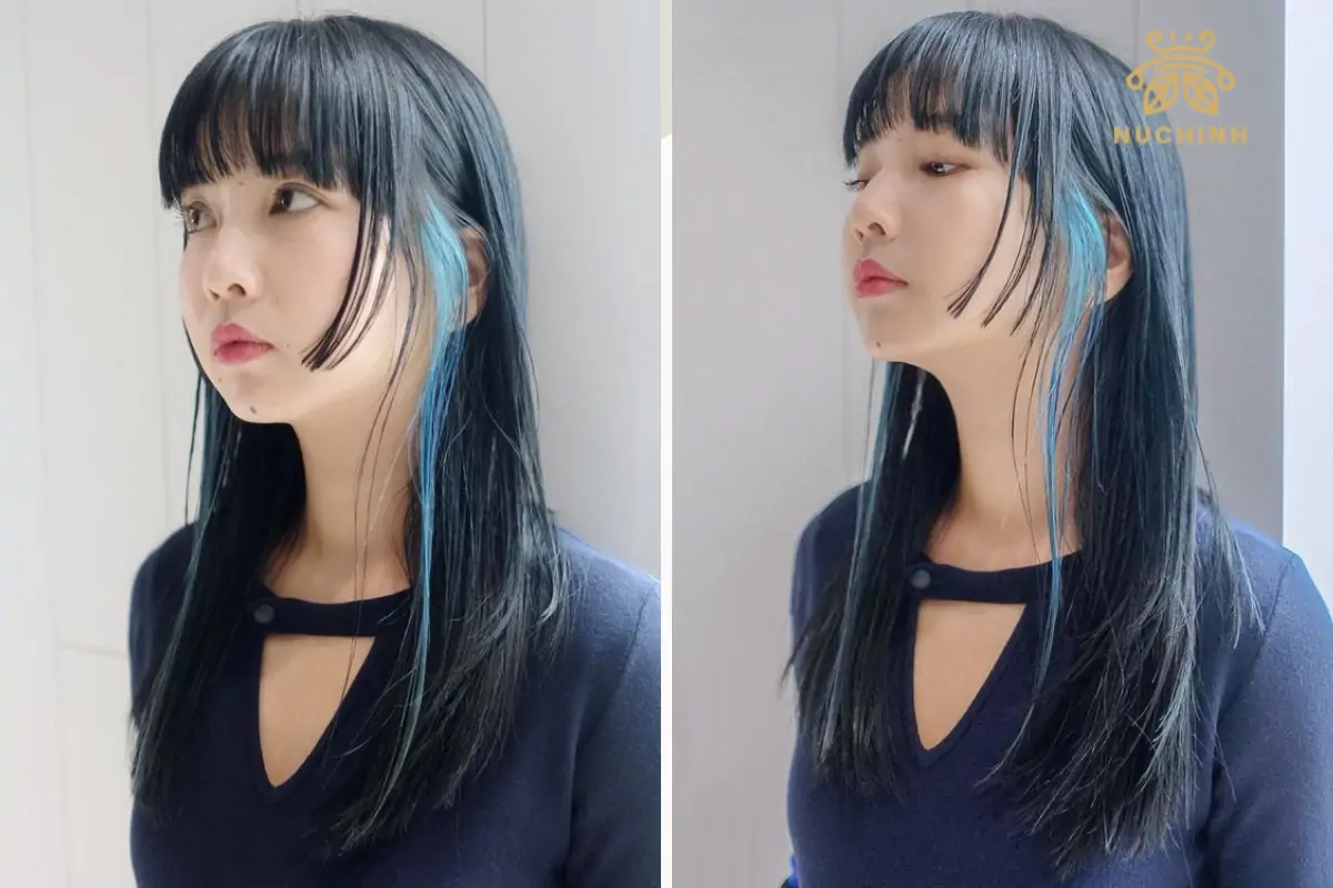 tóc hime cho mặt tròn