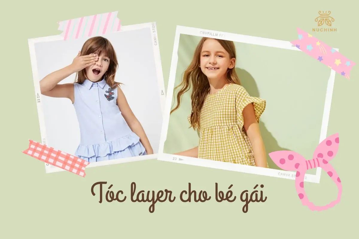 tóc layer cho bé gái