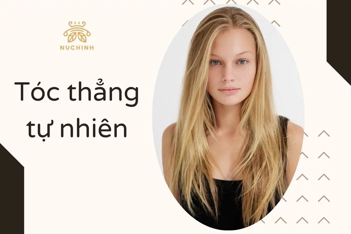 tóc thẳng tự nhiên
