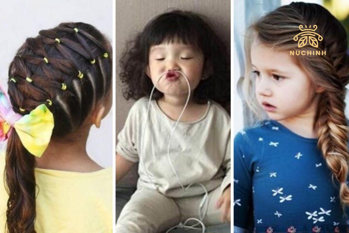 kiểu tóc bé gái 1-5 tuổi