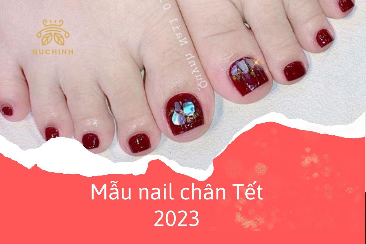 Top 100 mẫu nail chân đính đá siêu đẹp Nuli Spa Beauty