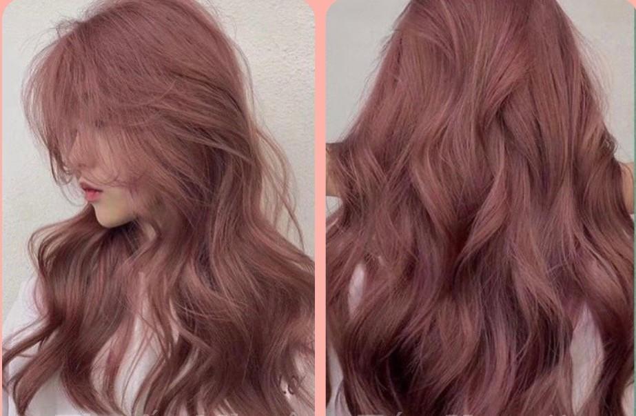 Nhuộm nâu hồng đào có cần tẩy tóc không?