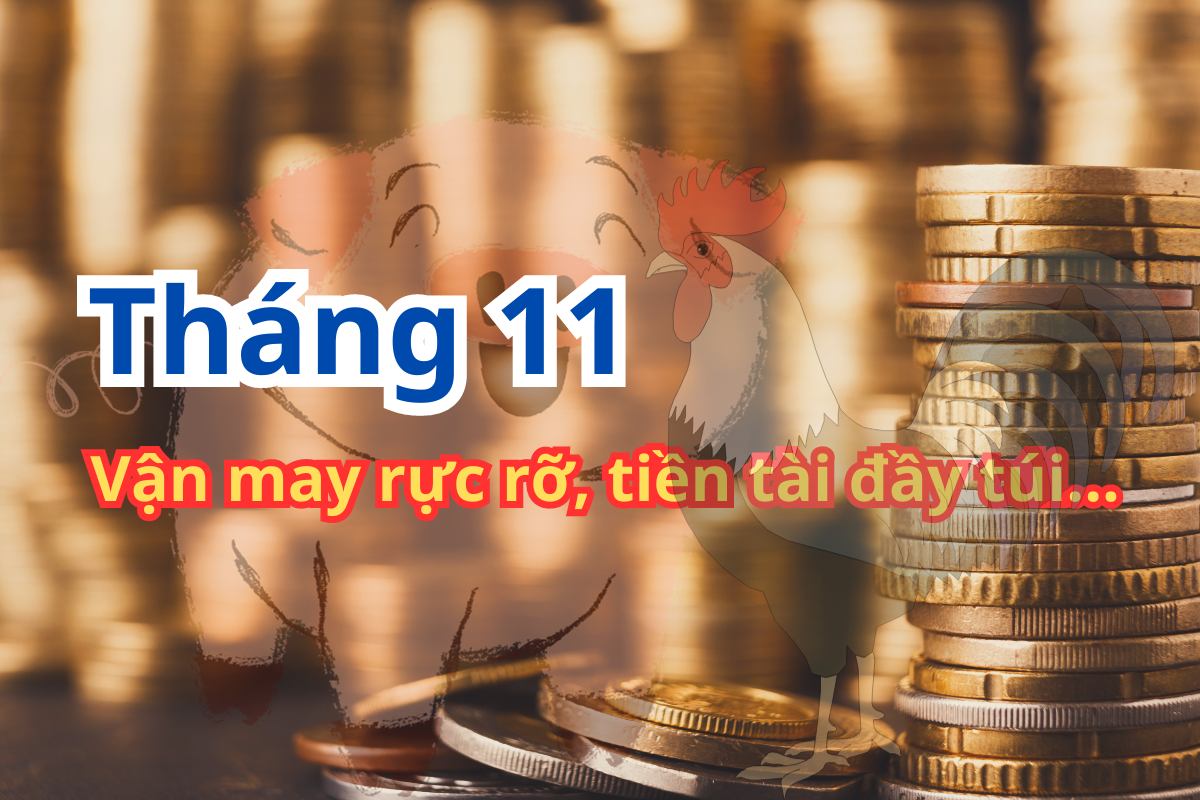 Ngày đầu tiên của tháng 11, 4 tuổi gặp vận may rực rỡ, tiền tài đầy túi