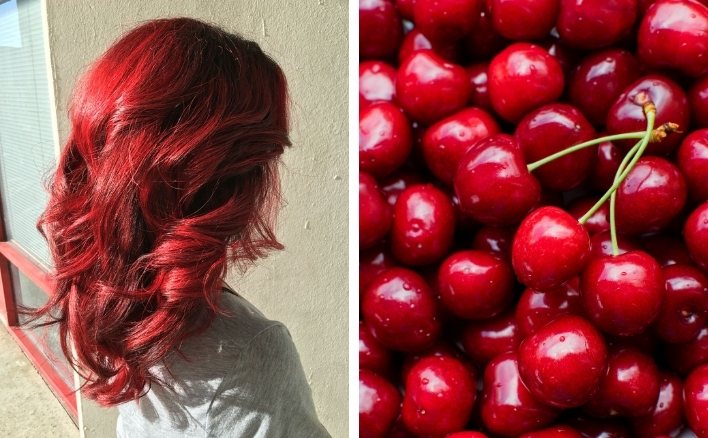 Nhuộm tóc màu đỏ cherry có cần tẩy không?