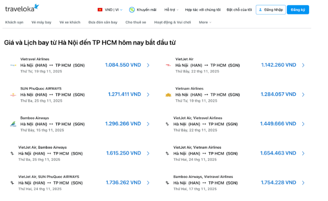 Bỏ túi 5 mẹo săn vé máy bay Hà Nội Sài Gòn giá rẻ Tết 2025